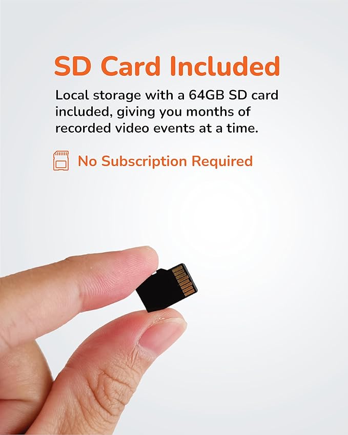 Sensforge 2.5K Indoor Pan-Tilt Dome Security Camera, AI Human & Pet Detection, 360° Coverage, Two-Way Audio, Dual-Band Wi-Fi (2.4G/5G), 64GB SD Card Included, No Monthly Fees