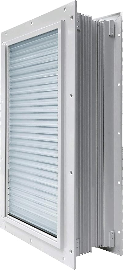 Armor Flex Air Tight Aluminum Frame Pet Doors by High Tech Pet - Dog Door or Cat Door for Wall Installation - Magnetic Latching Closure - Medium Dog Doors - Includes Wall Tunnel - AF2-MW