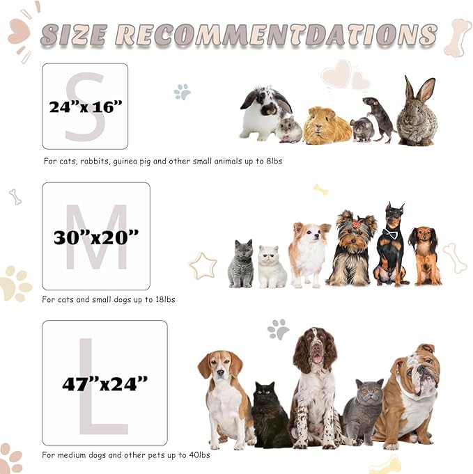 8 Pack Guinea Pig Cage Liner, Washable Guinea Pig Fleece Blankets Beding Accessories, Flannel Throw Warm Sleep Mat, Pet Pee Pads for Small Animal Hamster Rabbit Puppy Cat (Dark Color, 24x16 Inch)