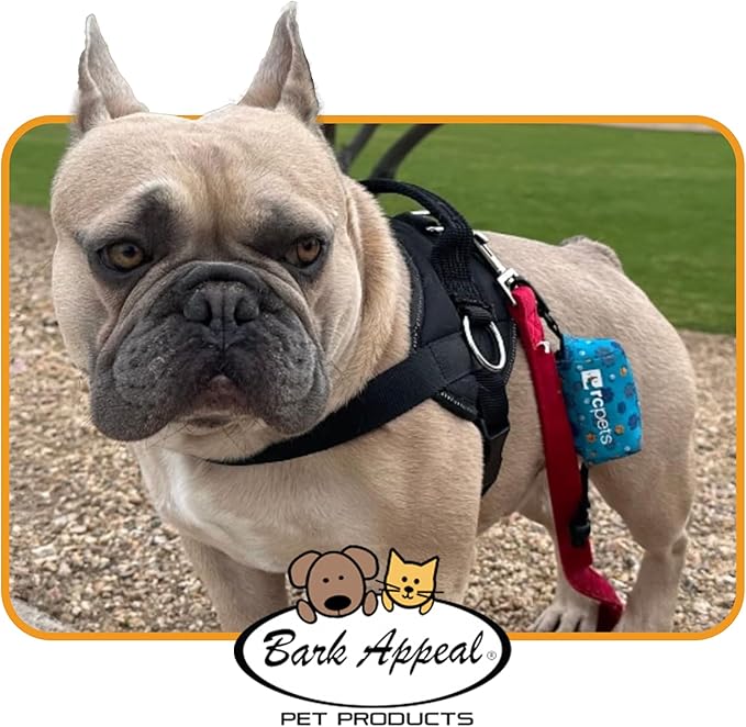 Bark Appeal Purple Plaid No-Pull Dog Harness for Small to Medium Sized Pets – Adjustable, Reflective Vest with 3 Leash Clips for Added Control, Easy Walks & Training – Medium