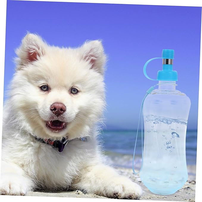 2pcs Portable Dog Water Bottle Outdoor Pet Hydration Kettle for Hiking Travel and Outdoor Activities Includes Convenient Hook Colors