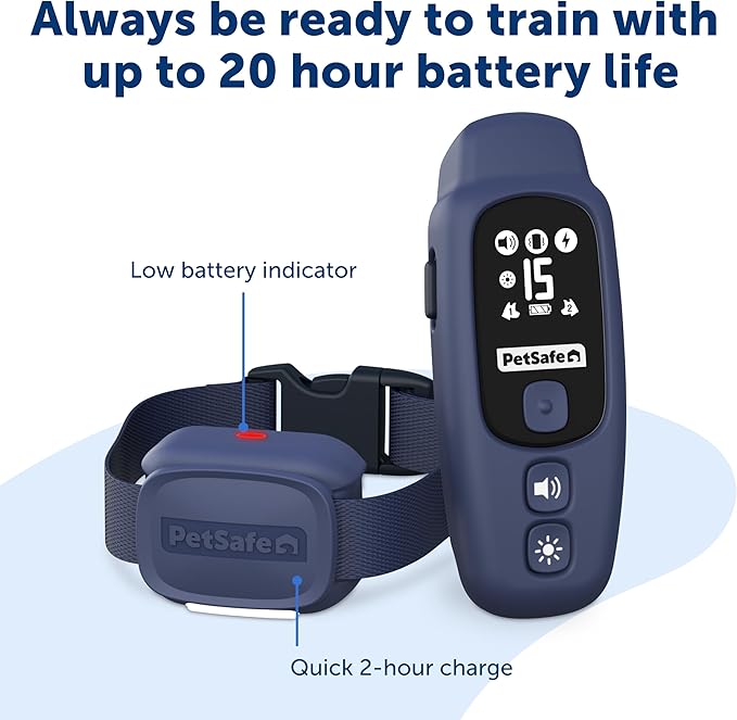 PetSafe Core Dog Trainer with Remote - Effective Dog Training - 15 Levels of Static Correction - Waterproof Collar - Rechargeable Training Collar - Compact Remote Transmitter