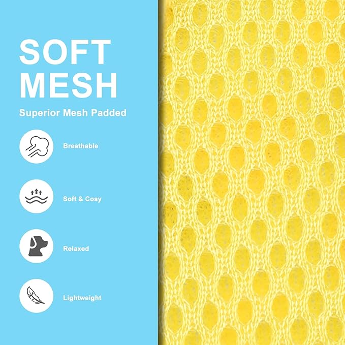 EXPAWLORER Small Dog Harness and Leash Set - Cute Puppy Harness Leash Dog Collar with AirTag Holder Silicone Case, Soft Padded Step in Pet Vest Reflective for Outdoor Walking, Pineapple M