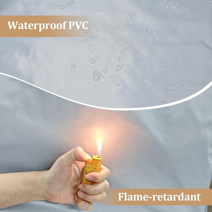 Pet Heating Pad, Indoor Waterproof Electric Heating Pad for Dogs Cats with Two Level Adjustable Temperature, Chew Resistant Cord, Detachable Cover -Large 27.5x17.7x0.5 (Grey)