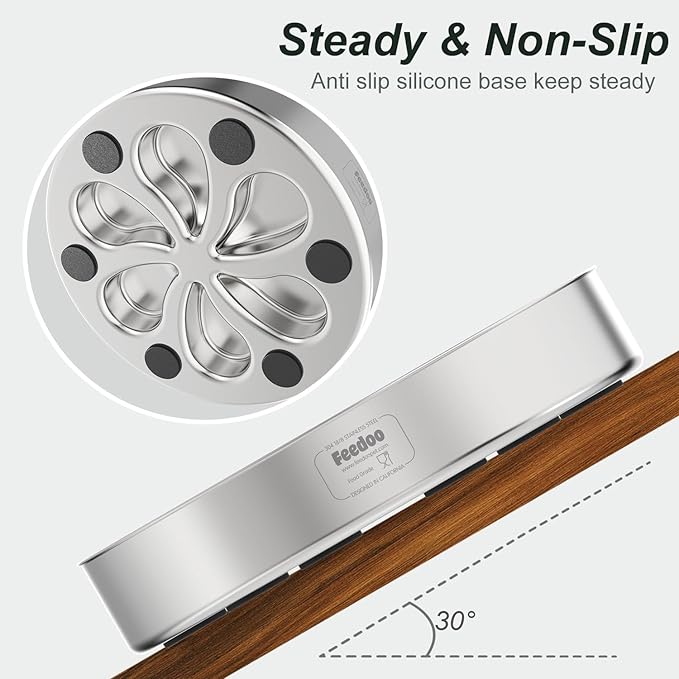 Slow Feeder Dog Bowl-3Cups for Large Breeds, Food Grade 304 Stainless Steel Dog Bowls with Non-Slip Base, Maze Pet Dish to Slow Down Eating, Dishwasher-Safe