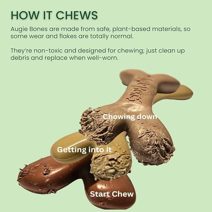 2-Pack Non-Toxic Dog Toys - Sustainable Bacon Flavored Dog Chew Toys for Aggressive Chewers - Plant-Based Bioplastic Pet Toys - Made in The USA (Mini)