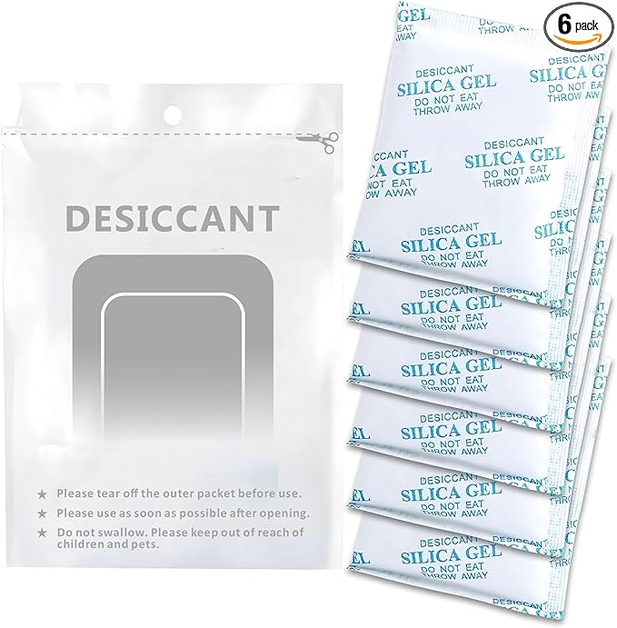 Pet Food Desiccant Bag, Replaced Desiccant for Automatic Cat dog Feeders, Keep Cat Food Dog Dry and Fresh- 6 Packs