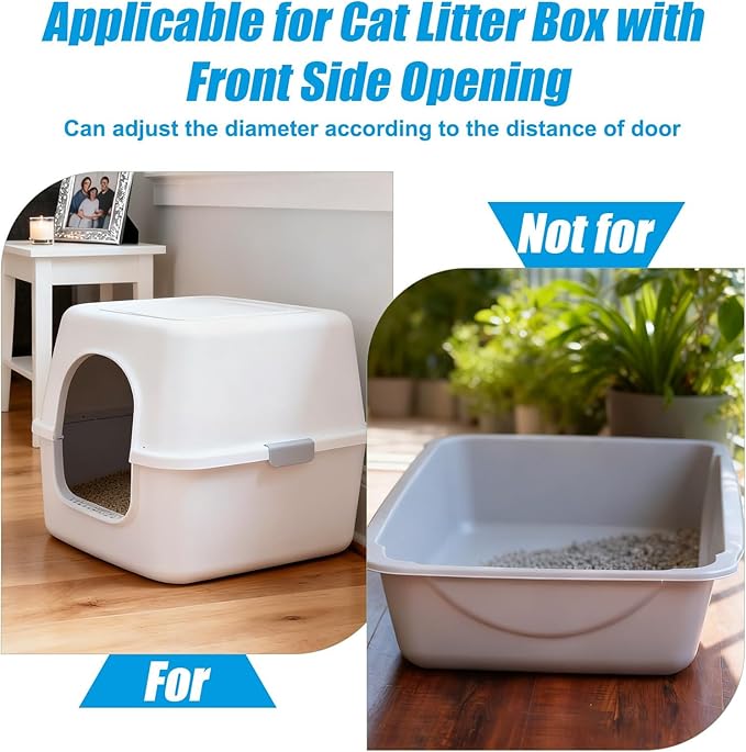 Mity rain Cat Litter Mat Broom for Litter and Cat Hair Remove, Easy to Clean Litter Box Accessories with Broom Design, Gift for People Who Love Cats