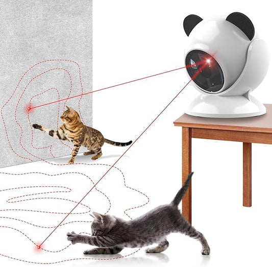 Automatic Cat Laser Toy Interactive Cat Toys for Indoor Cats/Kitty/Dogs,Laser Toys for Bored Indoor Adult Cats