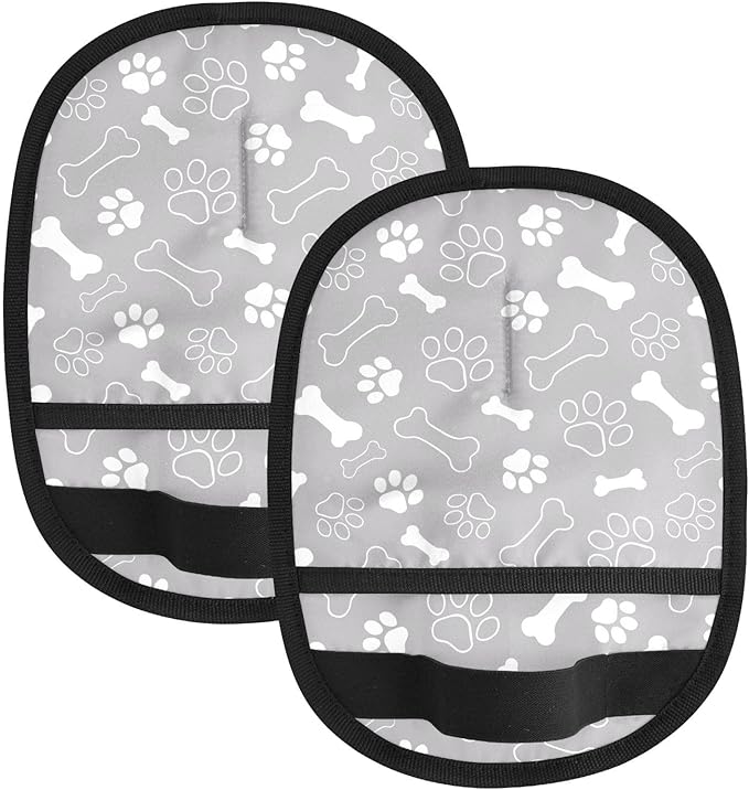 Pet Grooming Gloves Reusable Dog & Cat Hair Remover for Furniture, Car Interiors Multi-Surface Deshedding Tool for Carpets, Bedding & Home Cleaning