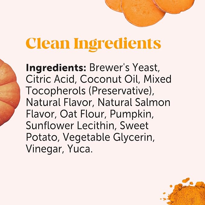 Allergy Skin Health – Allergy Itch Relief & Immune Support Chews with Fish Oil, Probiotics, & Vitamin E – Helps Reduce Normal Shedding, Soothe Sensitive Skin, & Digestive Health (Salmon Flavor, 90 Ct)