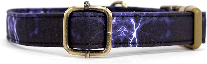 Personalized Dog Collar with Name and Phone Number Engraved,Adjustable Custom Puppy Collar,Organic Cotton Pet Collar for Small Medium Large Boy Girl Dogs