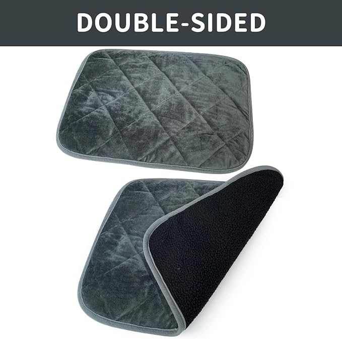 Self-Warming Cat Bed Indoor/Outdoor Super Soft Self Heating Pet Mat Washable Thermal Pad for Cat & Dog 21x15.7 inch