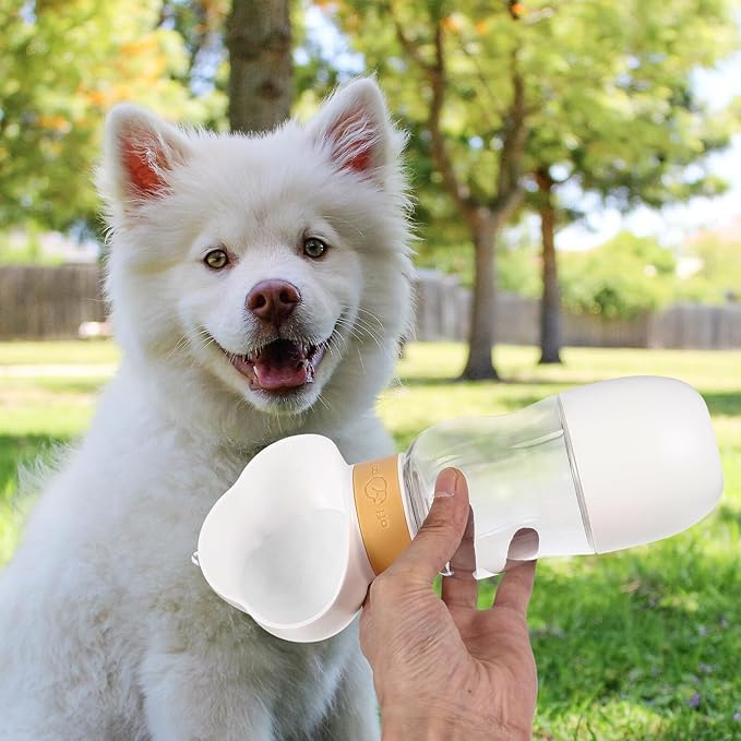 Portable Dog Water Bottle with Leakproof Water Dispenser for Outdoor Walking Hiking Design Puppy Travel Cup Convenient Pet Accessory for Dogs