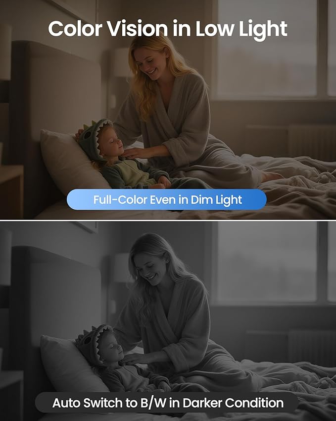 ZOSI 4K Indoor Security Camera, C518 WiFi Pan/Tilt Pet/Dog/Baby Plug-in IP Camera, Auto Tracking, AI Human/Face/Pet Detection, 360° View, Night Vision, 2-Way Audio, 5GHz/2.4GHz WiFi, 64G Memory Card