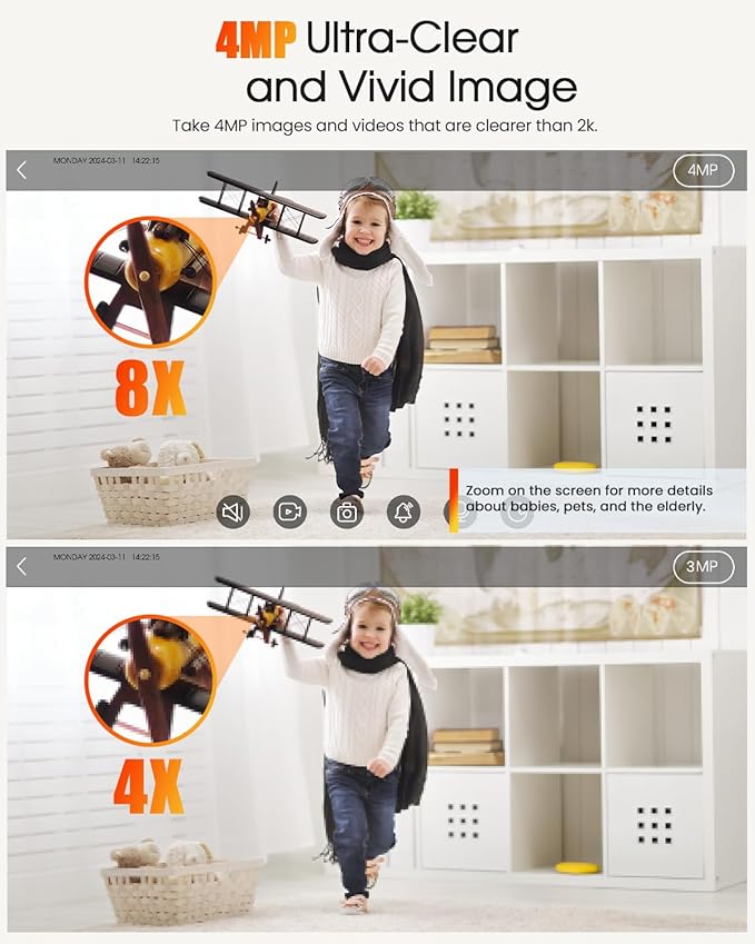 usogood 2.5K Indoor Camera for Home Security, 360°Pet Camera Indoor with Phone App,Support 5G/2.4Ghz Wifi,Dog Camera with Speaker, Auto Motion Tracking Detection,2-Way Audio,Works with Alexa,Best Gift