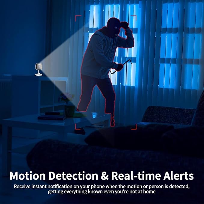 VSTARCAM 5G Indoor Security Camera for Pet Camera, Dual-Band WiFi (2.4GHz/5GHz), 2K UHD Dog Camera w/5× Zoom, Motion Detection, 2-Way Audio, Color Night Vision, Cloud & SD Card Storage, Works w/Alexa