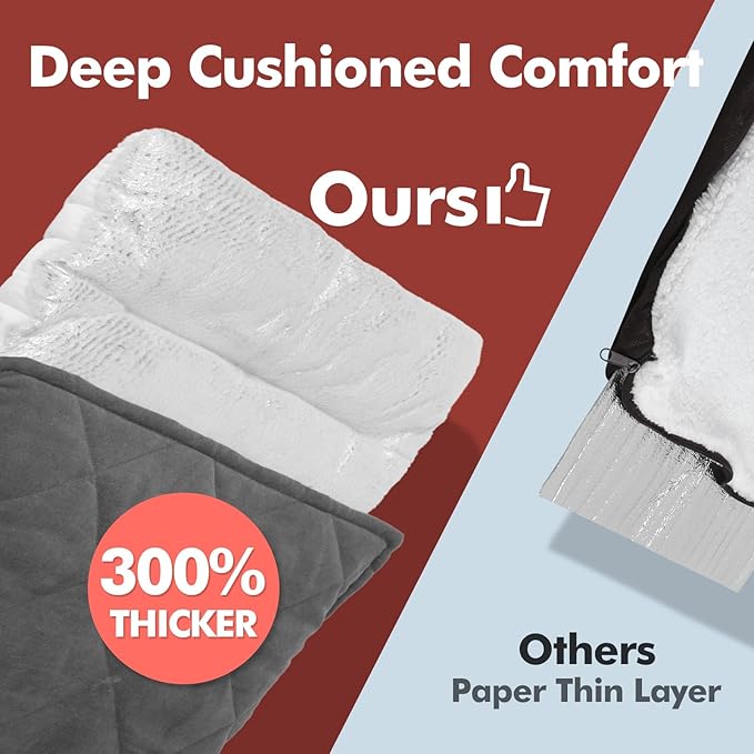 Mora Pets Self Heating Cat Bed Self Warming Cat Pad Thick Thermal Pet Bed Mat 24 x 18 Inches with Removable Cover Machine Washable Ultra Warm Mat for Outdoor Indoor Cats and Small Dogs