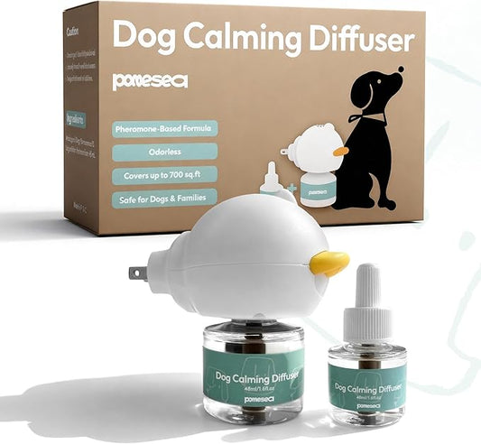 Dog Calming Diffuser Refills - 3 in 1 Kit Dog Pheromones Calming Diffuser for Dog Anxiety Relief, Stress Barking, Supports restful Sleep and Relaxation for Dogs, 60 Days Lasting Refills