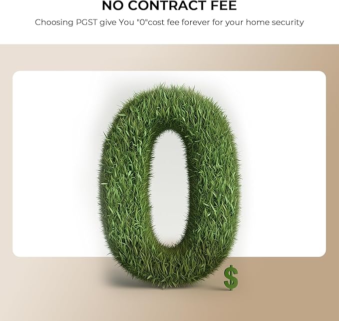 PGST Smart Home Alarm System,Wireless Home Security Systems,20 Piece DIY Expandable Door Alarm/Motion Sensors with 4G SMS/Phone App Instant Alert,24/7 Professional Monitoring for Villa,Kids Safety