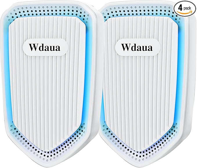 Air Purifier 4 Pack Plug In Negative Ion Air Purifiers Ionizer for Home, Bedroom, Office, Basement Kitchen Air Freshener Odor Reducer Pets Smoke Smell (4)