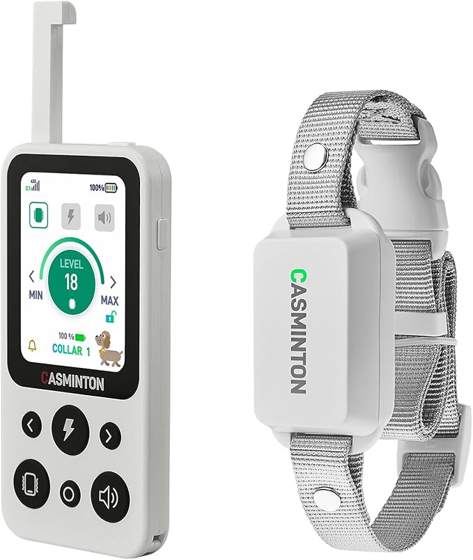 Shock Collar for Dogs [CRS01] 126 Training Levels, 4 Powerful Modes with 2.8-inch LCD high-Definition display100% Safe Training Collar for Large Medium Small Dogs IPX7 Waterproof E Collar