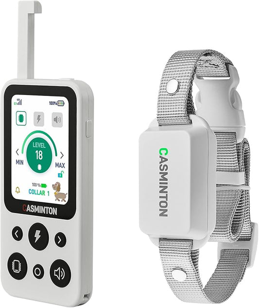 Shock Collar for Dogs [CRS01] 126 Training Levels, 4 Powerful Modes with 2.8-inch LCD high-Definition display100% Safe Training Collar for Large Medium Small Dogs IPX7 Waterproof E Collar