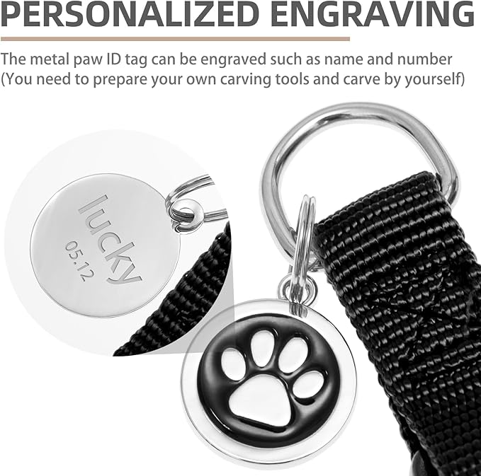 PUPTECK No Pull Dog Harness Soft Adjustable Basic Step in Puppy Vest Outdoor Walking with ID Tag X-Small