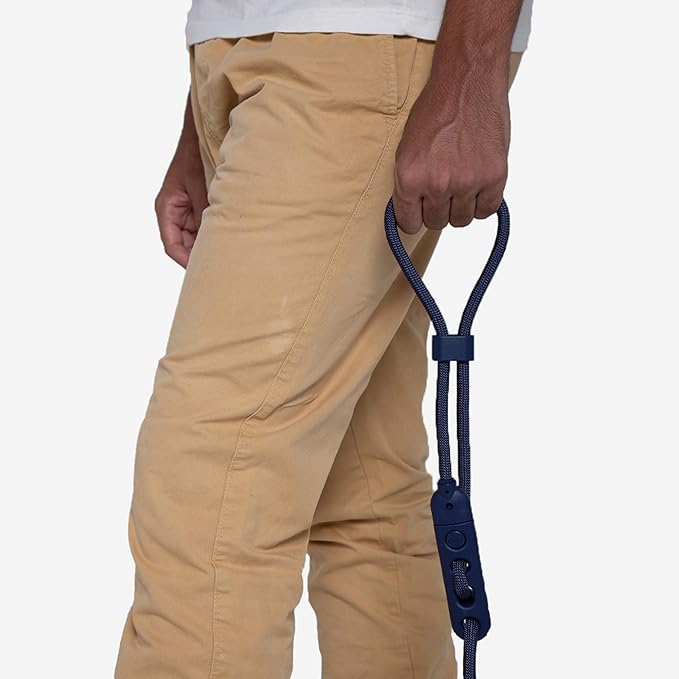 Deep Blue 4-in-1 Hands-Free Dog Leash – Adjustable for Crossbody, Waist, Long Leash, or Tether Use – Stylish, Lightweight, and Comfortable for Everyday Walks