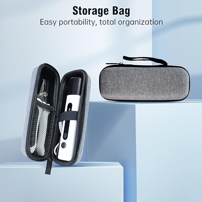 Dog Nail Grinder, 7-Speed Quiet Electric Dog Nail Trimmers, Dog Nail Clippers with Sponge Dust Collection & File for Small Medium Large Dogs, Rechargeable Pet Paw Grooming Supplies Kit