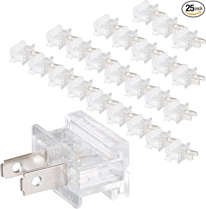 Transparency Male Vampire Plugs - Electric Plug - 25pcs,SPT-1