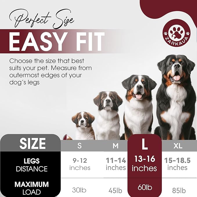 Large Dog Grooming Hammock – Dog Grooming Hammock for Large Dogs up to 60 lbs | Pet Grooming Kit with Brush, Nail Clippers, File & Gloves for Easy at-Home Grooming & Stress-Free Care