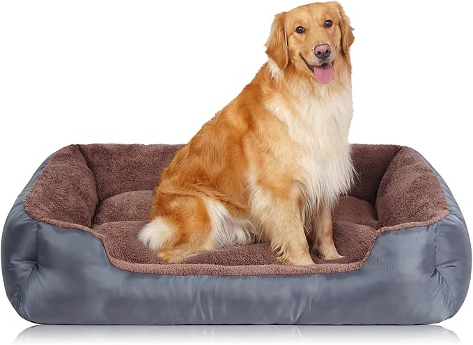 Dog Beds for Jumbo Dogs, Large Pet Beds Machine Washable, Soft Dog Sofa Bed with Non-Slip Bottom