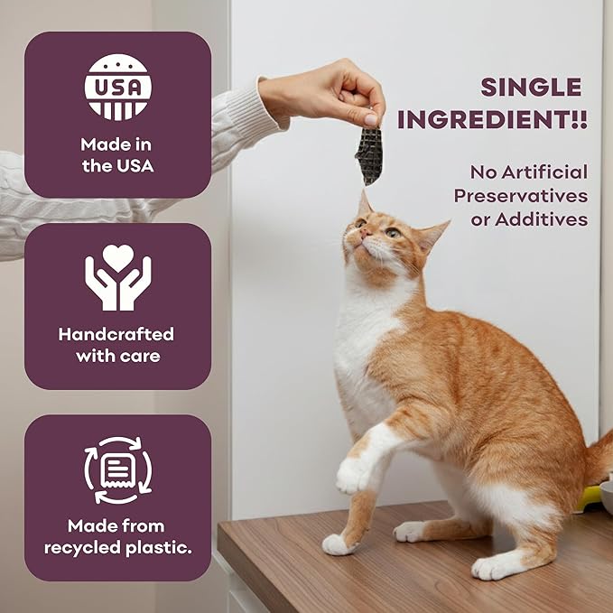 Skona PetFood Beef Liver Jerky Dog & Cat Treats, Single-Ingredient, High Protein Training Snacks, Natural & Healthy, USA Made, Supports Digestion, Energy & Shiny Coat, Rich in Nutrients, 4oz