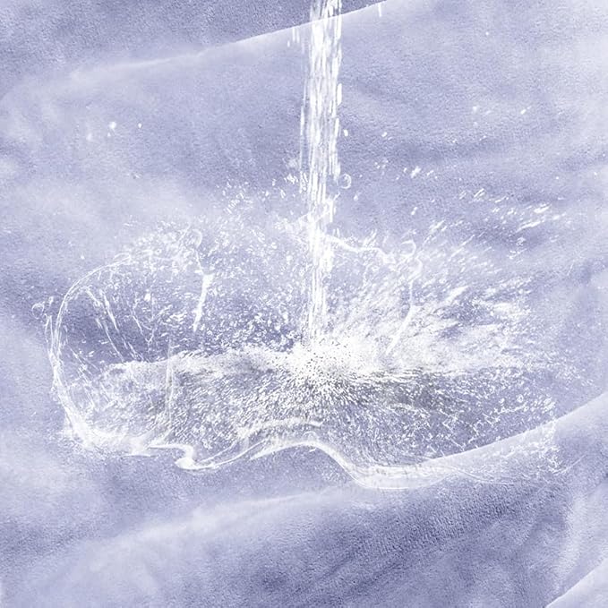 Waterproof Blanket for Bed Couch Sofa, Soft Liquid Pee Proof Pet Blanket for Dog Puppy Cat, Reversible Sherpa Fleece Furniture Protector (Lilac, 50x60 inches)