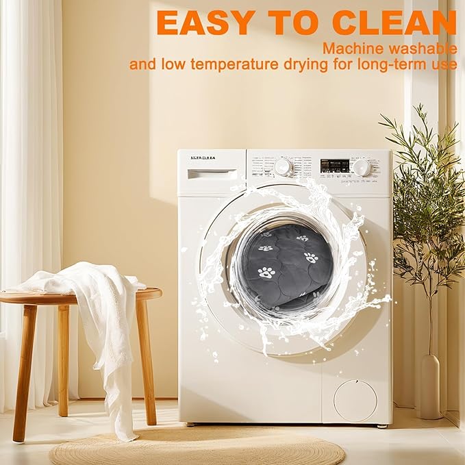 BINGPET 4 Pcs Self Warming Cat Bed, Warm Thermal Self Heating Mat for Indoor/Outdoor Cats, Dogs & Kittens - 16" 20"