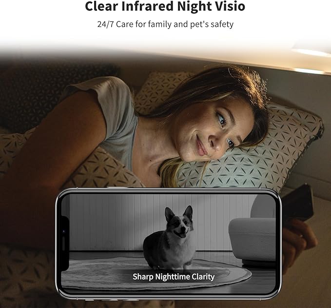 VSTARCAM Indoor Camera with Battery Powered, 2K with 360° Rotation, Human/Motion Detection with Auto Tracking, 2-Way Audio & DIY Voice, 2.4GHz WiFi Wireless, Cloud & SD Card Storage(up to 256GB)