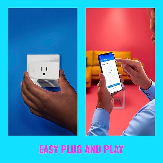 WiZ Smart Plug, Sunset to Sunrise Automation, Motion Detection, Control with Voice or App, Indoor Smart Plug Compatible with Alexa, Google Home and HomeKit, 1 Pack