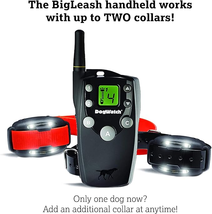 DogWatch S-15 No Shock Dog Training Collar with Remote 1/2 Mile Range - Dog Collar Beep and Vibration, Waterproof & Rechargeable Collar for Small Medium Large Dogs