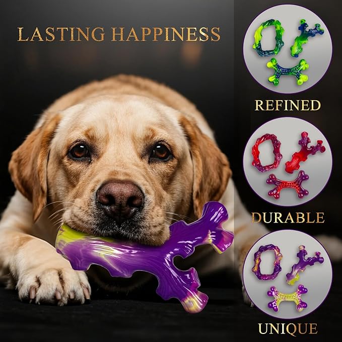 9-Pack Indestructible Dog Toys for Aggressive Chewers, Durable Chew Toys for Large Dogs, Dog Toy for Aggressive Chewer Large Breed, A Super Set for Happiness for All Dogs