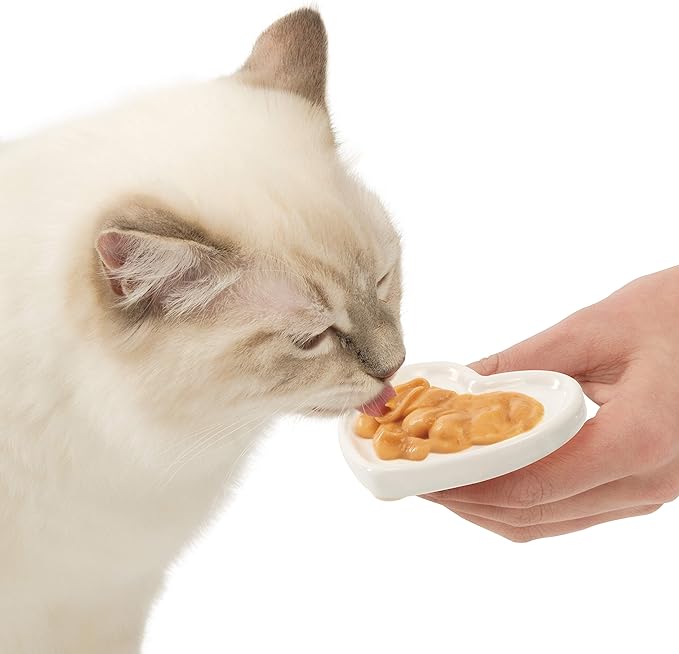 Catit Creamy Lickable Cat Treat – Hydrating and Healthy Treat for Cats of All Ages - Salmon, 5-Pack