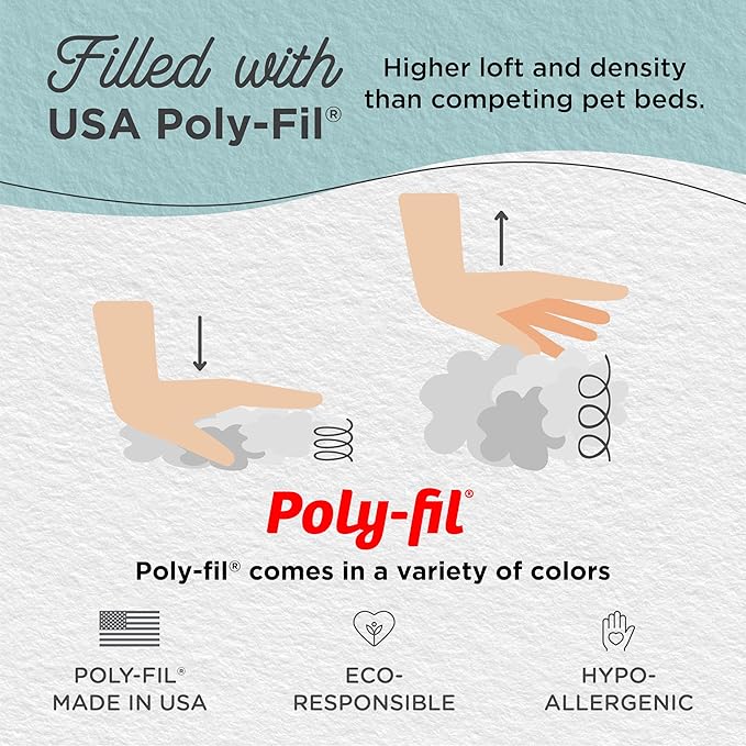 Best Friends by Sheri Original Calming Donut Dog and Cat Bed, Shag Faux Fur, Lavender, (23in x 23in) - Anxiety Relief for Pets Up to 25 lbs