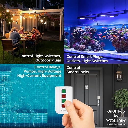 YoLink Mini Plug, 1/4 Mile World's Longest Range Smart Home Plug Mini Outlet Compatible with Alexa Google Assistant IFTTT App Remote Control Home Appliances from Anywhere- YoLink Hub Required