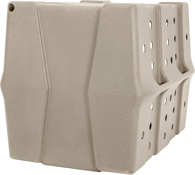 Dakota 283 Canine Rough and Tough Economy Dog Crate w/ Removable Two-Way Door - Heavy Duty Outdoor Kennel for Large Breed Dogs (Sandstone, Large)