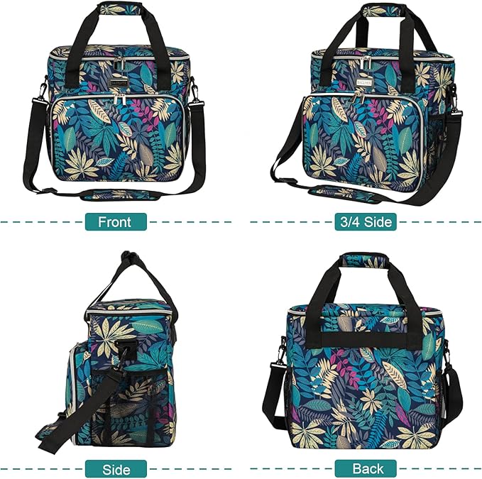 BAGLHER Dog Travel Bag, Pet Travel Bag (All Pet Travel Supplies), with 2 Pet Food Containers and 2 Collapsible Silicone Bowls; Essential Kits for Travel Hawaii