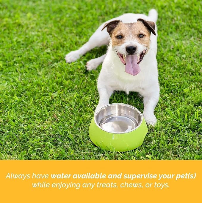 123 Treats Goat Horns for Dogs – (Medium, 3 Count) Long Lasting Dog Treats for Aggressive Chewers, 100% Natural, Rich in Protein & Low in Fat, Supports Dental Health