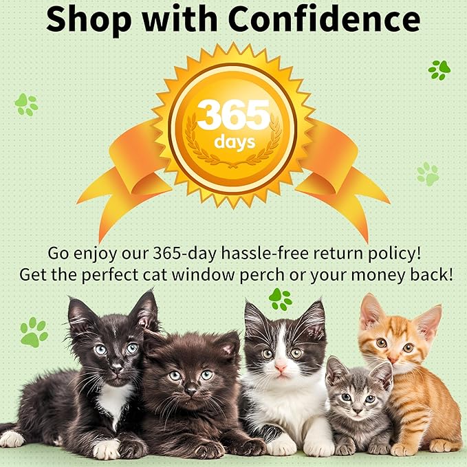 Cat Window Perch with Wooden Frame – Aloxina Foldable Cat Hammock Bed for Indoor Cats, Soft Rabbit Fur Cover, Washable, Strong Suction Cups, No Drilling, Supports Large Cats