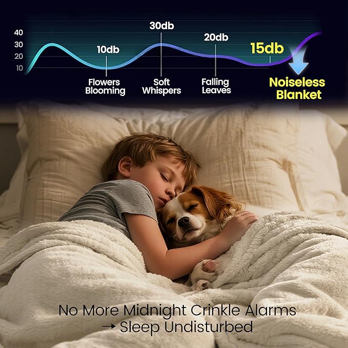 gogobunny Waterproof Bed Blanket, Reversible Sherpa Fleece Throw Blanket for Dog Puppy Cat, Furniture Cover Protects Bed Couch Sofa from Liquid Pee and Pet Fur (Cream, 50x60 inches)