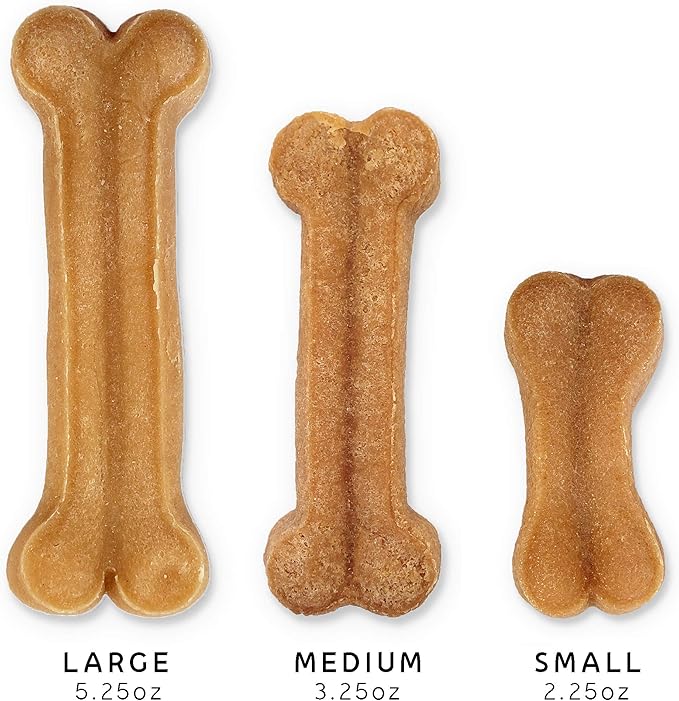 Cheese Dog Chew Bone | Long Lasting-Stain Free-Protein Rich-Low Odor | 100% Natural, Healthy & Safe | No Lactose, Gluten, Soy or Grains | for Dogs 30 lbs and Under