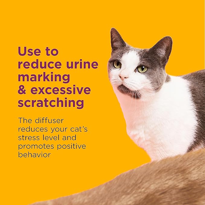 Comfort Zone 30 Day Starter Kit; 1 Multicat Diffuser & 1 Refill; Cat Calming Pheromone; Reduce Stress, Aggression, Fighting, Urine Marking, Scratching